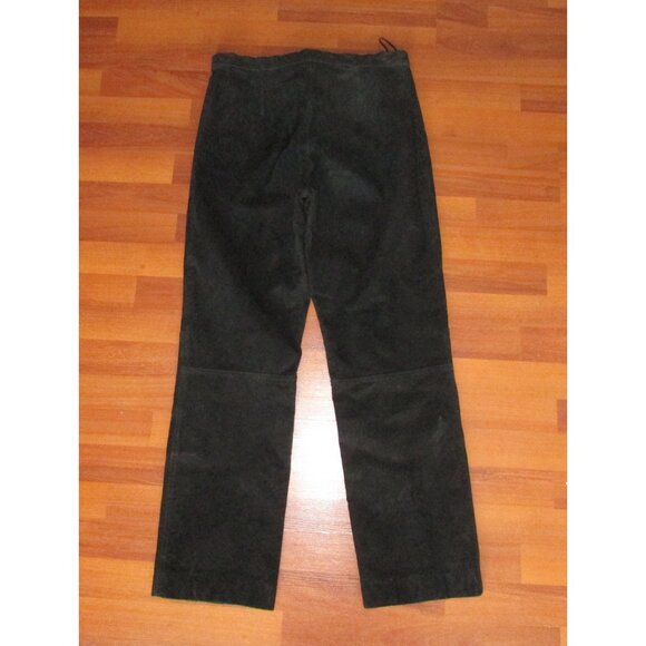 AMERIQUE du NORD Vintage Leather Suede Pants - Sz 10 - Picture 9 of 11